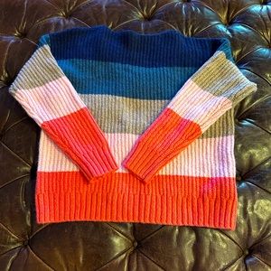 Women's Old Navy Striped Sweater Large